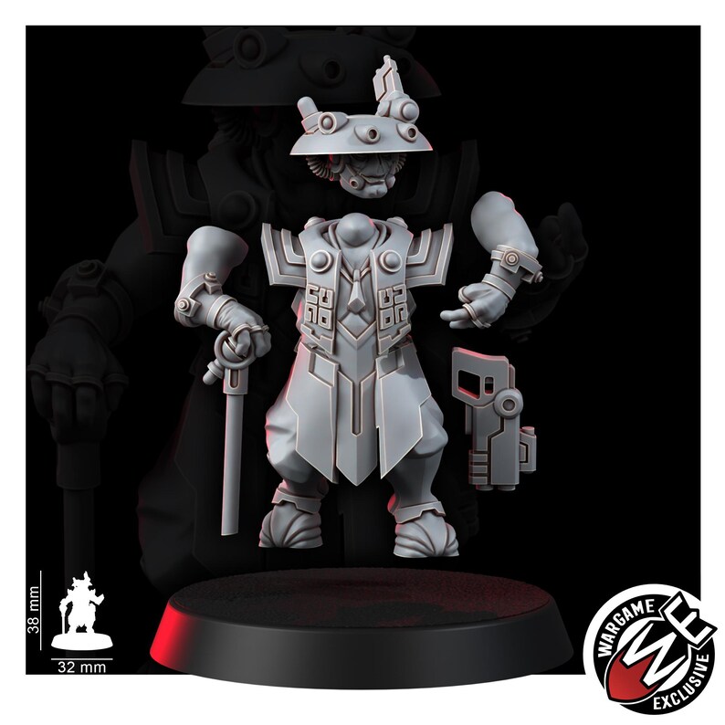 Coalición La Necrocity Black Traders Retenue / Miniaturas de resina 16k / 28 mm 32 mm Juegos de guerra de mesa / Sin pintar imagen 7