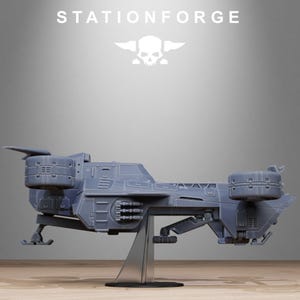 Freeguard Skycrane | Station Forge 16k Resin Miniatures | 28mm 32mm Tabletop Wargaming | Unpainted image 5
