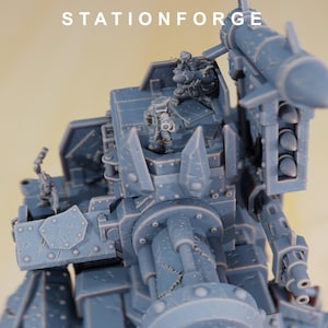Orks Orkaz Mega Steppa | Station Forge 16k Resin Miniatures | 28mm 32mm Tabletop Wargaming | Unpainted image 6
