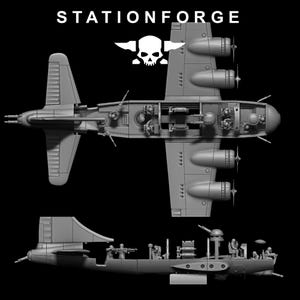 Grimguard Bomber | Station Forge 16k Resin Miniatures | 28mm 32mm Tabletop Wargaming | Unpainted image 7
