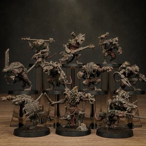 Rotfang Infantry | Station Forge 16k Resin Miniatures | 28mm 32mm Tabletop Wargaming | Unpainted image 1