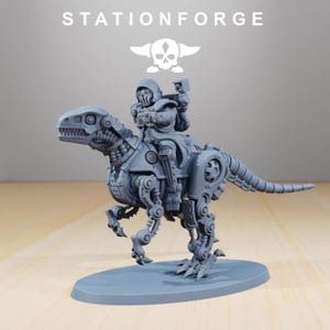 Scavenger Riders | Station Forge 16k Resin Miniatures | 28mm 32mm Tabletop Wargaming | Unpainted image 8