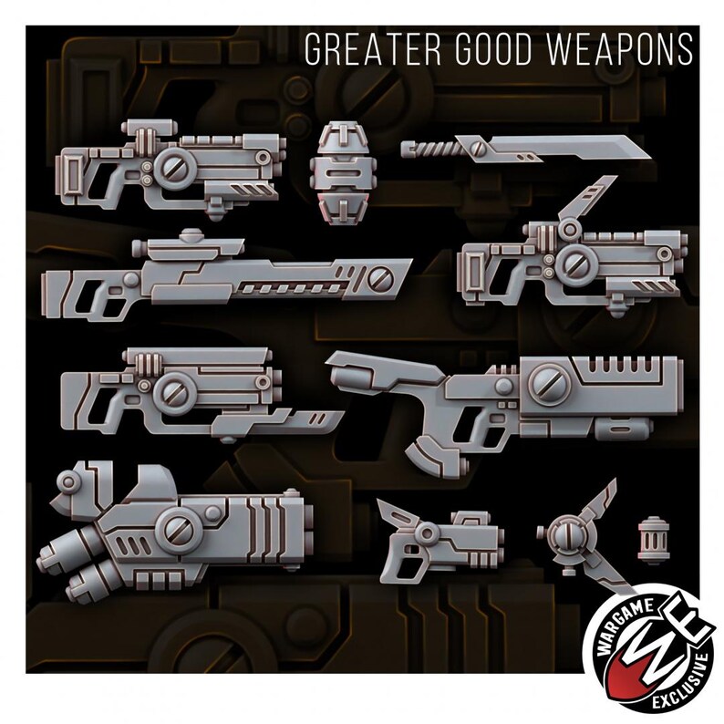 Coalition Weapons | 16k Resin Miniatures | 28mm 32mm Tabletop Wargaming | Unpainted image 2
