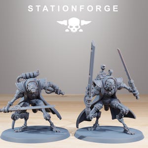 Raticus Curdsters | Station Forge 16k Resin-Miniaturen | 28 mm/32 mm Tabletop-Wargaming | Unbemalt Bild 8
