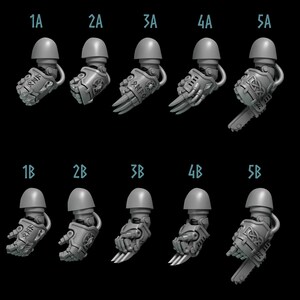 プライマルハウンド - ビッグフィスト - 16kレジン - GreyTide Studio - オオカミ / スペースウォリアーズ / パーツ / テーブルトップ / ウォーゲーム / グリムダーク 画像 2