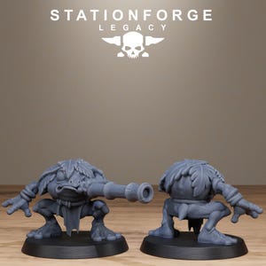 Legacy Bobkin Gobs | Station Forge 16k Resin Miniatures | 28mm 32mm Tabletop Wargaming | Unpainted image 3