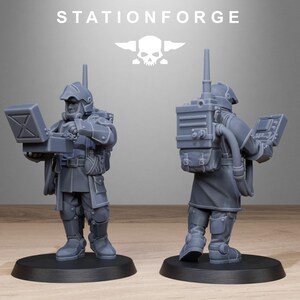 Königliche Garde-Vollstrecker | Station Forge 16k Resin-Miniaturen | 28 mm/32 mm Tabletop-Wargaming | Unbemalt Bild 8