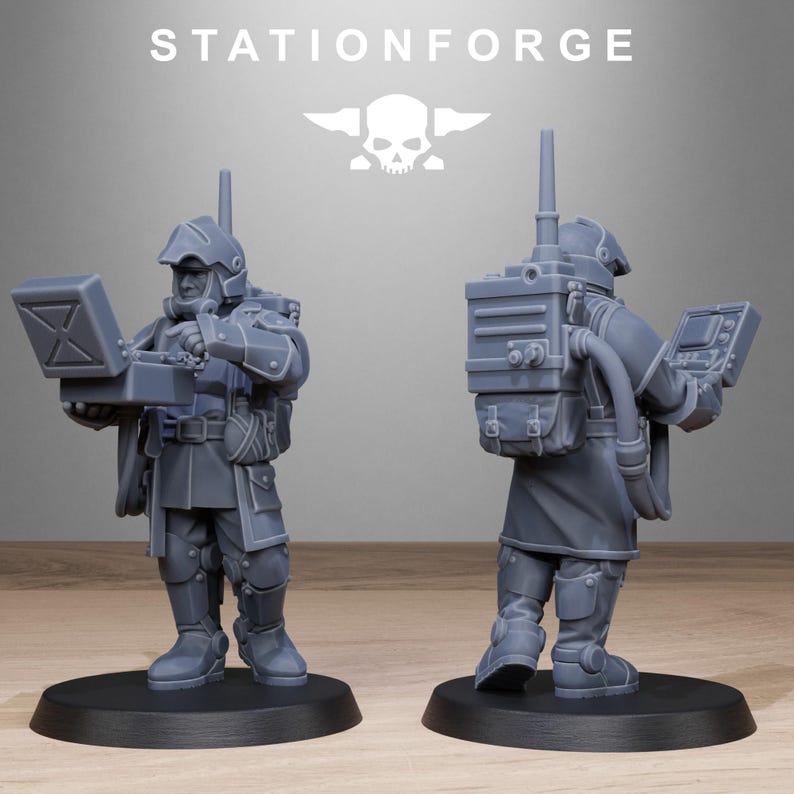 Königliche Garde-Vollstrecker | Station Forge 16k Resin-Miniaturen | 28 mm/32 mm Tabletop-Wargaming | Unbemalt Bild 8