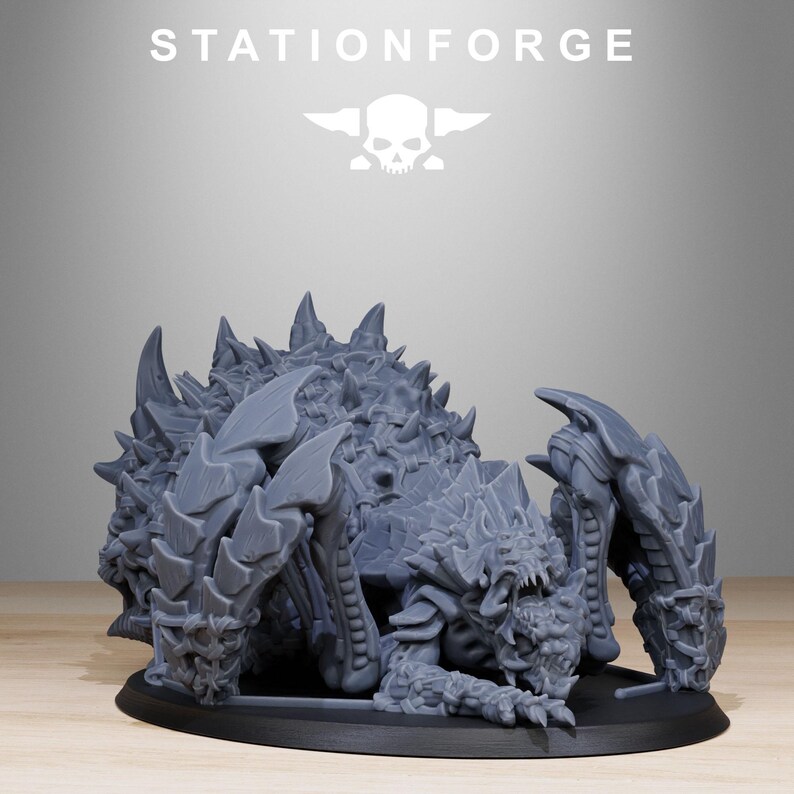 Vaskar-Jäger | Station Forge 16k Resin-Miniaturen | 28 mm/32 mm Tabletop-Wargaming | Unbemalt Bild 4