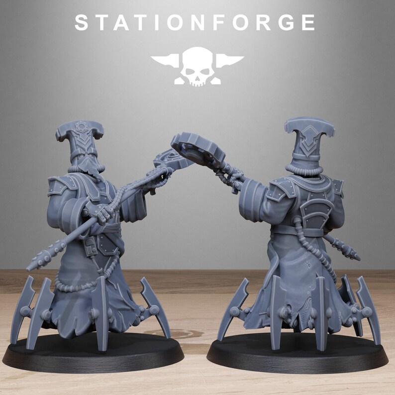 Carroñeros Abrasadores / Miniaturas de resina Station Forge 16k / 28 mm 32 mm Juegos de guerra de mesa / Sin pintar imagen 4