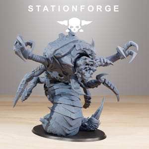 Xenarid Sentinel | Station Forge 16k Resin Miniatures | 28mm 32mm Tabletop Wargaming | Unpainted image 3