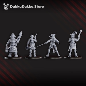 The Dashing Nebula Syndicate | 16k Resin Miniatures | 28mm 32mm Tabletop Wargaming | Unpainted image 3