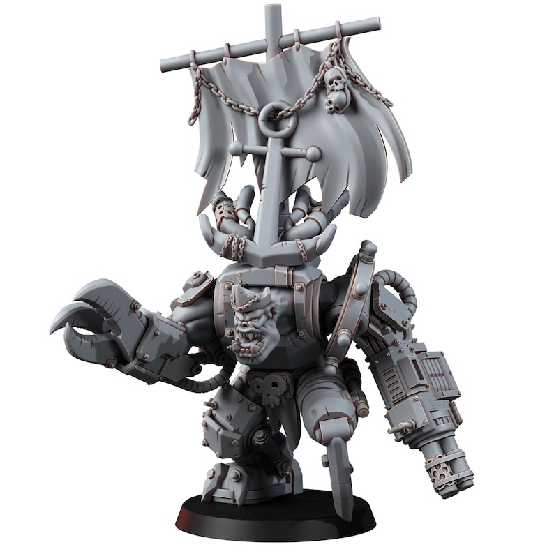 Ork Mega Armoured Bulorks | 16k Resin Miniatures | 28mm 32mm Tabletop Wargaming | Unpainted image 12