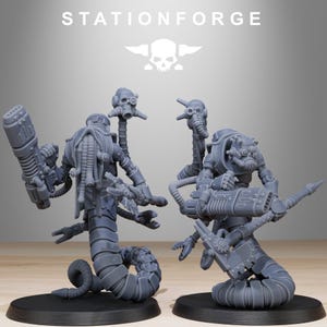 Serpientes Carroñeras / Miniaturas de Resina Station Forge 16k / 28 mm 32 mm Juegos de Guerra de Mesa / Sin Pintar imagen 8