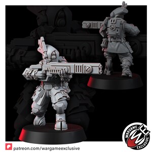 Coalición Ashigaru Fuegos de Batalla T1 / Miniaturas de Resina 16k / 28 mm 32 mm Juegos de Guerra de Mesa / Sin Pintar imagen 2