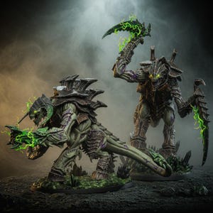 Xenarid Necrothorn | Station Forge 16k Resin Miniatures | 28mm 32mm Tabletop Wargaming | Unpainted image 1