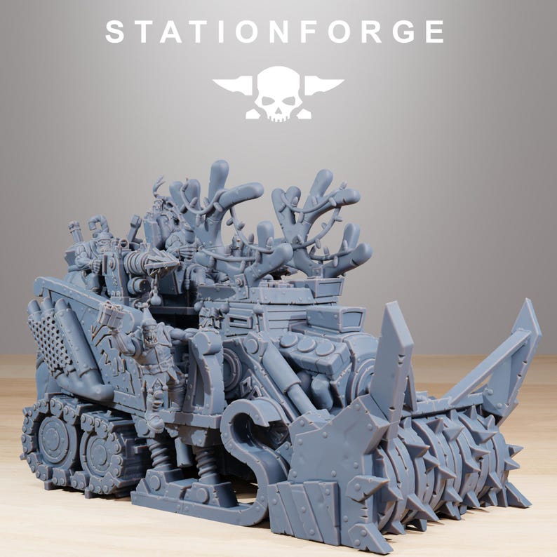 Orkaz Festivator | 16k Resin Miniatures | 28mm 32mm Tabletop Wargaming | Unpainted image 5