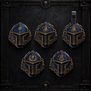 Legio Prima Victrix Heads - Impetum Alis - 5 - 16k Resin - DakkaDakka - Bitz / Tabletop / Wargaming / Grimdark image 1