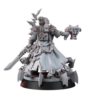 Miniatuur van Chaos Renegades | 16K harsfiguur voor oorlogsspellen (schaal 28 mm/32 mm) afbeelding 6