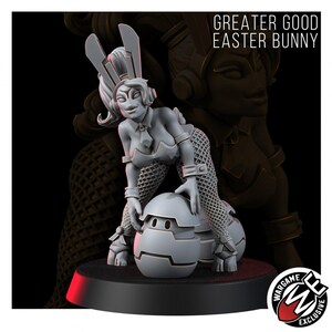 Coalition Easter Bunny | 16k Resin Miniatures | 28mm 32mm Tabletop Wargaming | Unpainted image 7