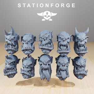 Orks Orkaz Plague Spreadaz | Station Forge 16k Resin Miniatures | 28mm 32mm Tabletop Wargaming | Unpainted 画像 3