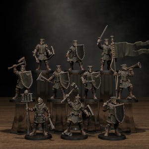 Infanterie Legacy Thorncrest | Figurines en résine Station Forge 16k | 28 mm et 32 mm | Jeux de figurines | Non peintes image 1