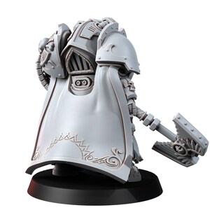 Predicador Exolothreftis de los Caballeros Espaciales / Miniaturas de resina 16k / 28 mm 32 mm para juegos de mesa / Sin pintar imagen 4