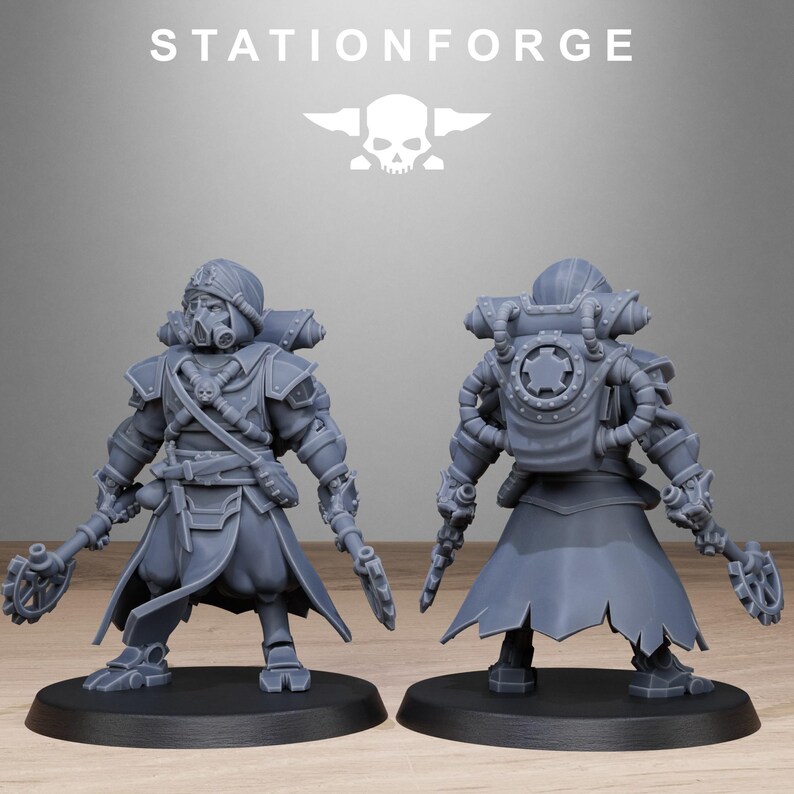 Carroñeros Abrasadores / Miniaturas de resina Station Forge 16k / 28 mm 32 mm Juegos de guerra de mesa / Sin pintar imagen 7