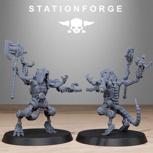 Raticus Technoclaw | Station Forge 16k Resin Miniatures | 28mm 32mm Tabletop Wargaming | Unpainted image 8