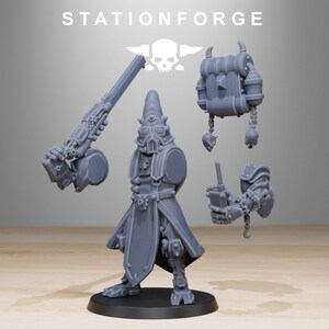 Scavenger Hooded Cultists | Station Forge 16k Resin Miniatures | 28mm 32mm Tabletop Wargaming | Unpainted image 8
