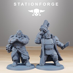 Grimguard Mutants | Station Forge 16k Resin Miniatures | 28mm 32mm Tabletop Wargaming | Unpainted image 9
