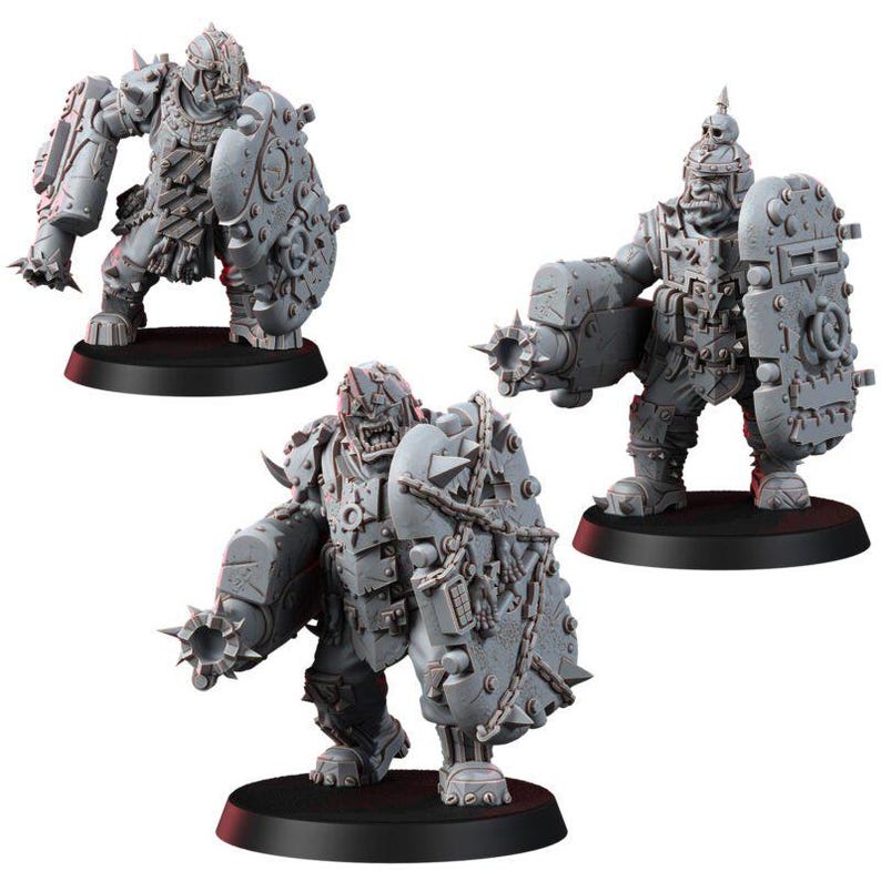 Chaos Renegades Of Pain Bulls | 16k Resin Miniatures | 28mm 32mm Tabletop Wargaming | Unpainted image 9