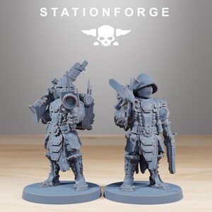 Frontliners Infantry | Station Forge 16k Resin Miniatures | 28mm 32mm Tabletop Wargaming | Unpainted image 7