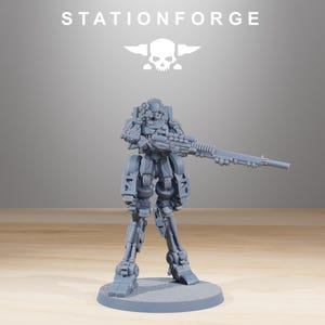 Scavenger Wayfarer Part 1 | Station Forge 16k Resin Miniatures | 28mm 32mm Tabletop Wargaming | Unpainted image 4