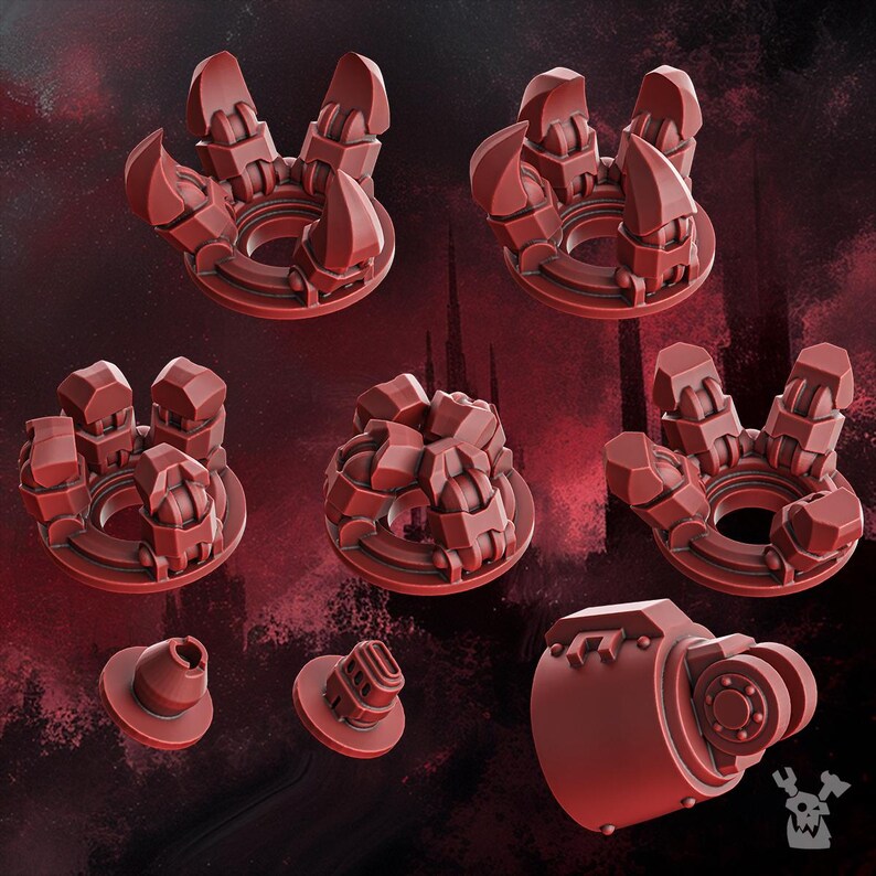 Crimson Wings Ancient Walker | 16k Resin Miniatures | 28mm 32mm Tabletop Wargaming | Unpainted image 3