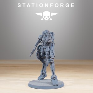 Scavenger Wayfarer Part 1 | Station Forge 16k Resin Miniatures | 28mm 32mm Tabletop Wargaming | Unpainted image 6