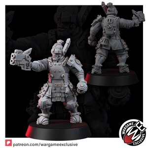 Coalición Ashigaru Fuegos de Batalla T1 / Miniaturas de Resina 16k / 28 mm 32 mm Juegos de Guerra de Mesa / Sin Pintar imagen 5