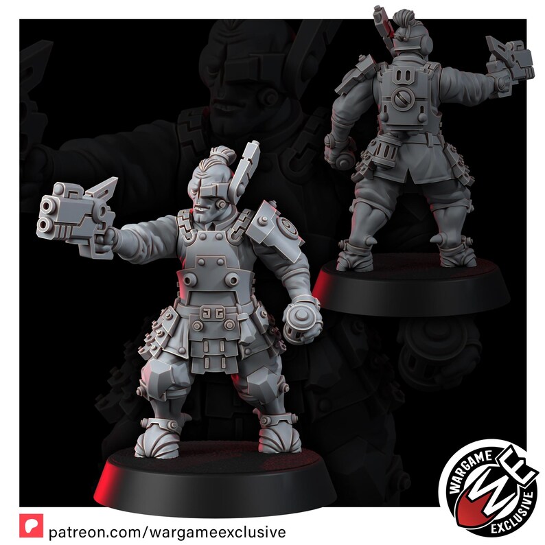 Coalición Ashigaru Fuegos de Batalla T1 / Miniaturas de Resina 16k / 28 mm 32 mm Juegos de Guerra de Mesa / Sin Pintar imagen 5