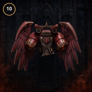 Senhores Carmesins - Mochilas a Jato Aladas #2 - Resina 16k - GreyTide Studio - Sangue / Guerreiros Espaciais / Peças / Jogos de Mesa / Jogos de Guerra / Sombrio imagem 8