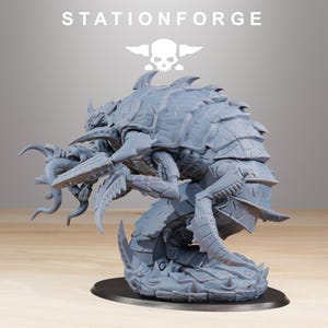 Xenarid Sentinel | Station Forge 16k Resin Miniatures | 28mm 32mm Tabletop Wargaming | Unpainted image 7