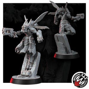 Coalition Hornets Striketeam Specialists | 16k Resin Miniatures | 28mm 32mm Tabletop Wargaming | Unpainted image 8