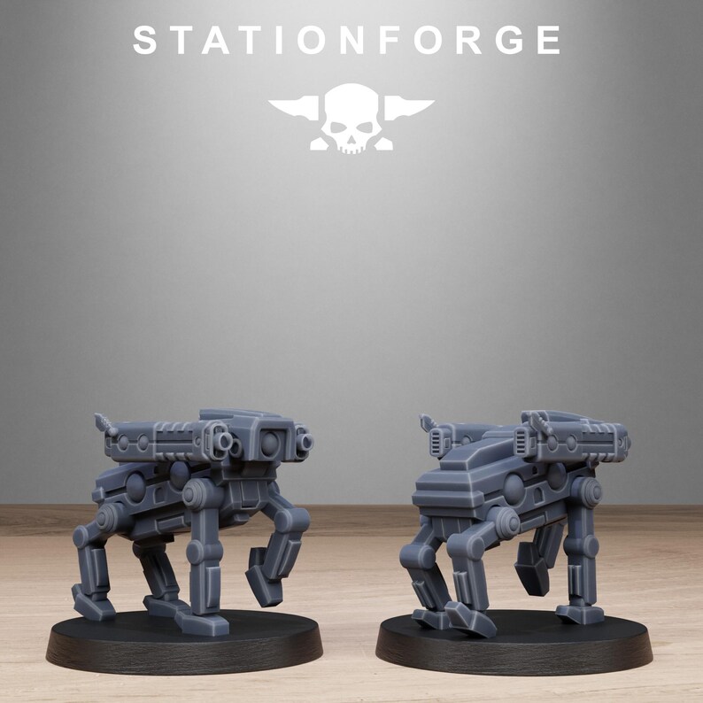 Tarion Schwere Infanterie | Station Forge 16k Resin-Miniaturen | 28 mm/32 mm Tabletop-Wargaming | Unbemalt Bild 6