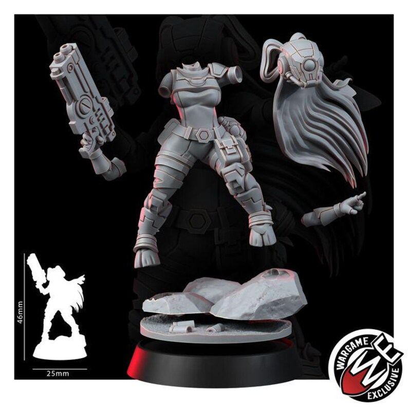 Wargame Exclusive June Bounty | 16k Resin Miniatures | 28mm 32mm Tabletop Wargaming | Unpainted image 6