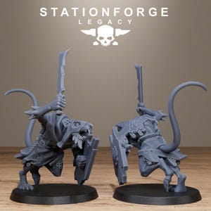 Legacy Rotfang Melee Infantry | Station Forge 16k Resin Miniatures | 28mm 32mm Tabletop Wargaming | Unpainted image 5