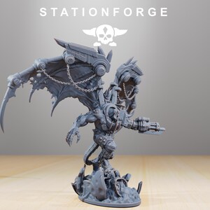 Orks Orkaz Thazaron | Station Forge 16k Resin Miniatures | 28mm 32mm Tabletop Wargaming | Unpainted image 5