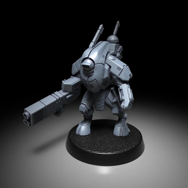 Coalition Stealth Suits Scouts | 16k Resin Miniatures | 28mm 32mm Tabletop Wargaming | Unpainted image 3
