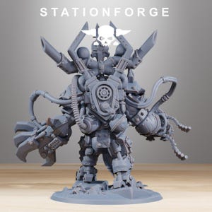 Orks Orkaz Troll Boss | Station Forge 16k Resin Miniatures | 28mm 32mm Tabletop Wargaming | Unpainted image 3