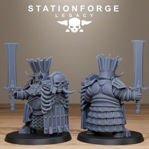 Legacy Chaosvale Infantry | Station Forge 16k Resin Miniatures | 28mm 32mm Tabletop Wargaming | Unpainted image 10