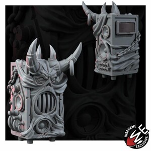 Noise Blasters - Terreno de Dispersión del Caos - Set de 6 - Resina de 16k - Juegos de mesa / Wargaming / Grimdark imagen 5