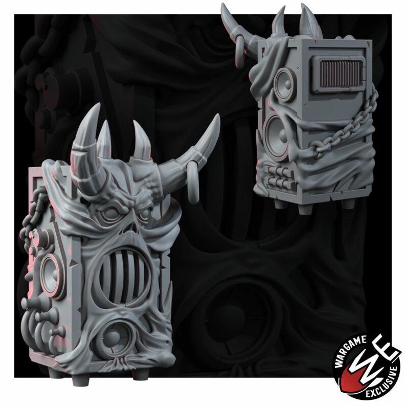 Noise Blasters - Terreno de Dispersión del Caos - Set de 6 - Resina de 16k - Juegos de mesa / Wargaming / Grimdark imagen 5